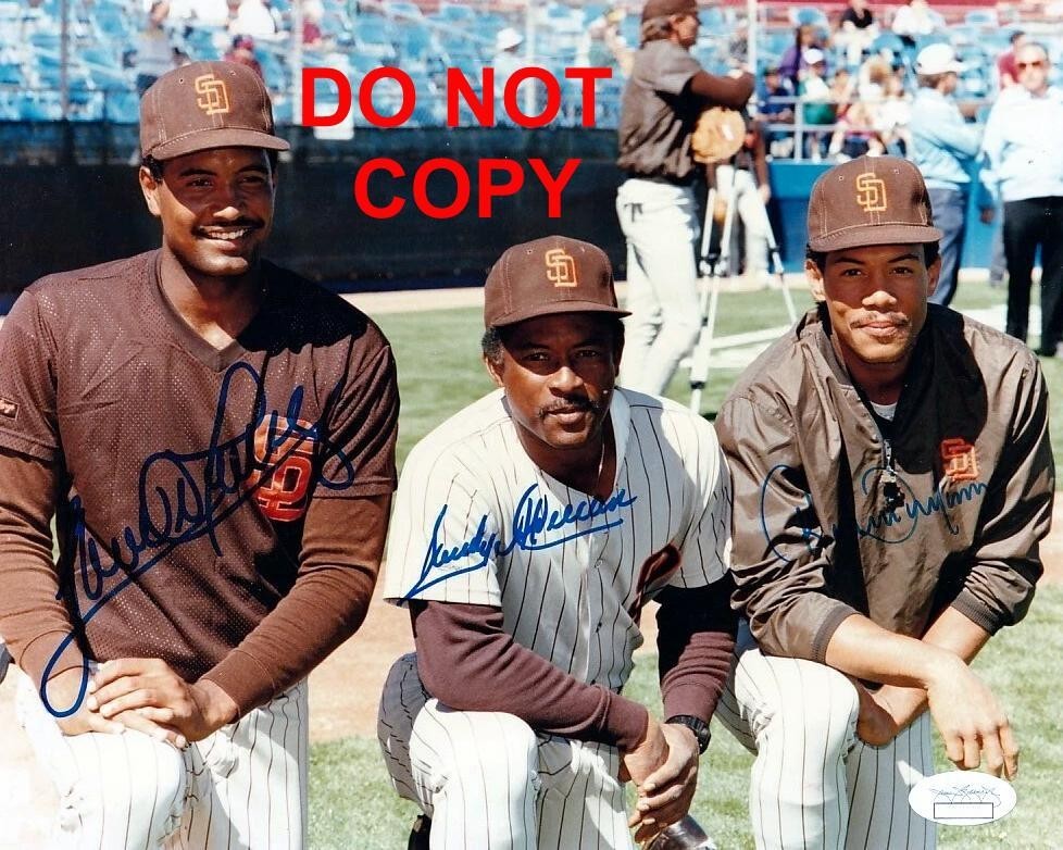 Sandy Roberto Alomar SAN DIEGO PADRES Signed Autographed REPRINT 8x10 Photo RP