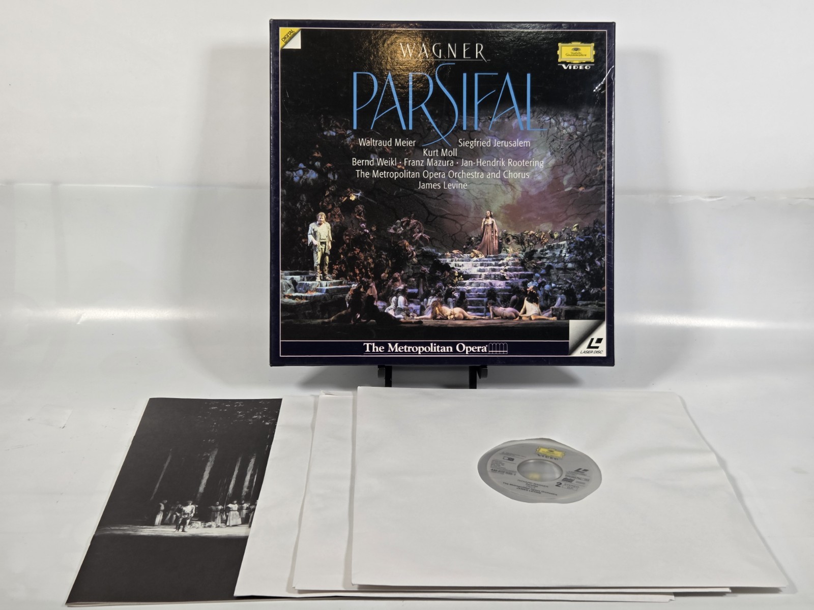 Wagner: Parsifal - Metropolitan Opera  Levine (1992) 3 Laserdiscs Video Boxset 