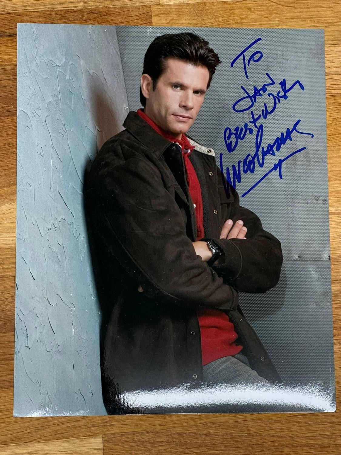 Lorenzo Lamas Signed Photo Renegade, Falcon Crest Autograph