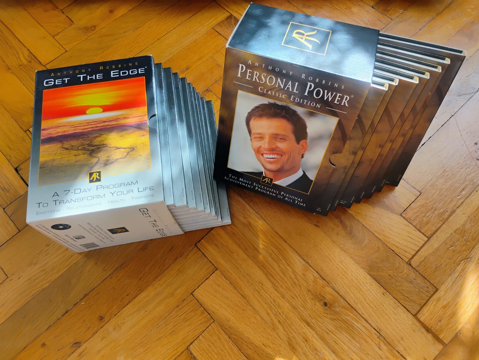 Anthony Robbins - Personal Power & Get the edge - lot audio CD sets - Read