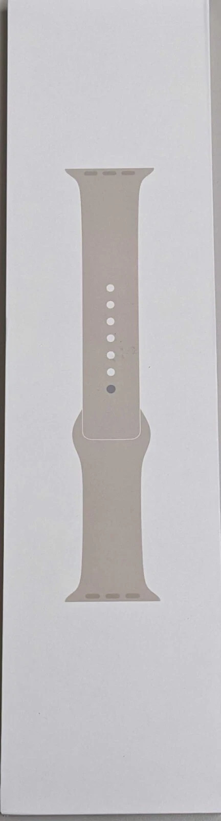 Overstock Genuine Apple Watch Sport Band(41mm) Starlight (Fits 130–180mm wrists)