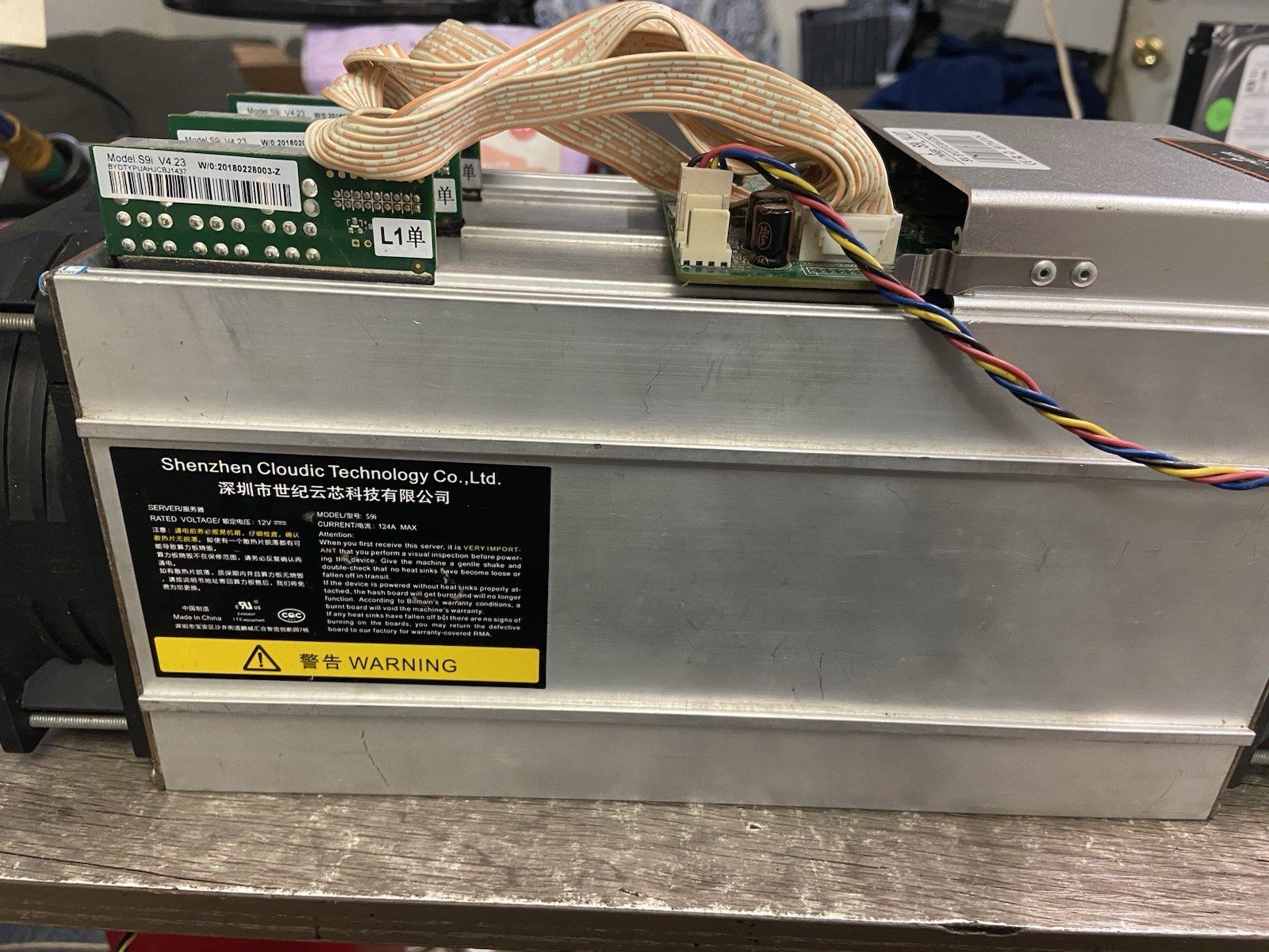 Bitmain Antminer S9k 14 TH/s Bitcoin Miner READ