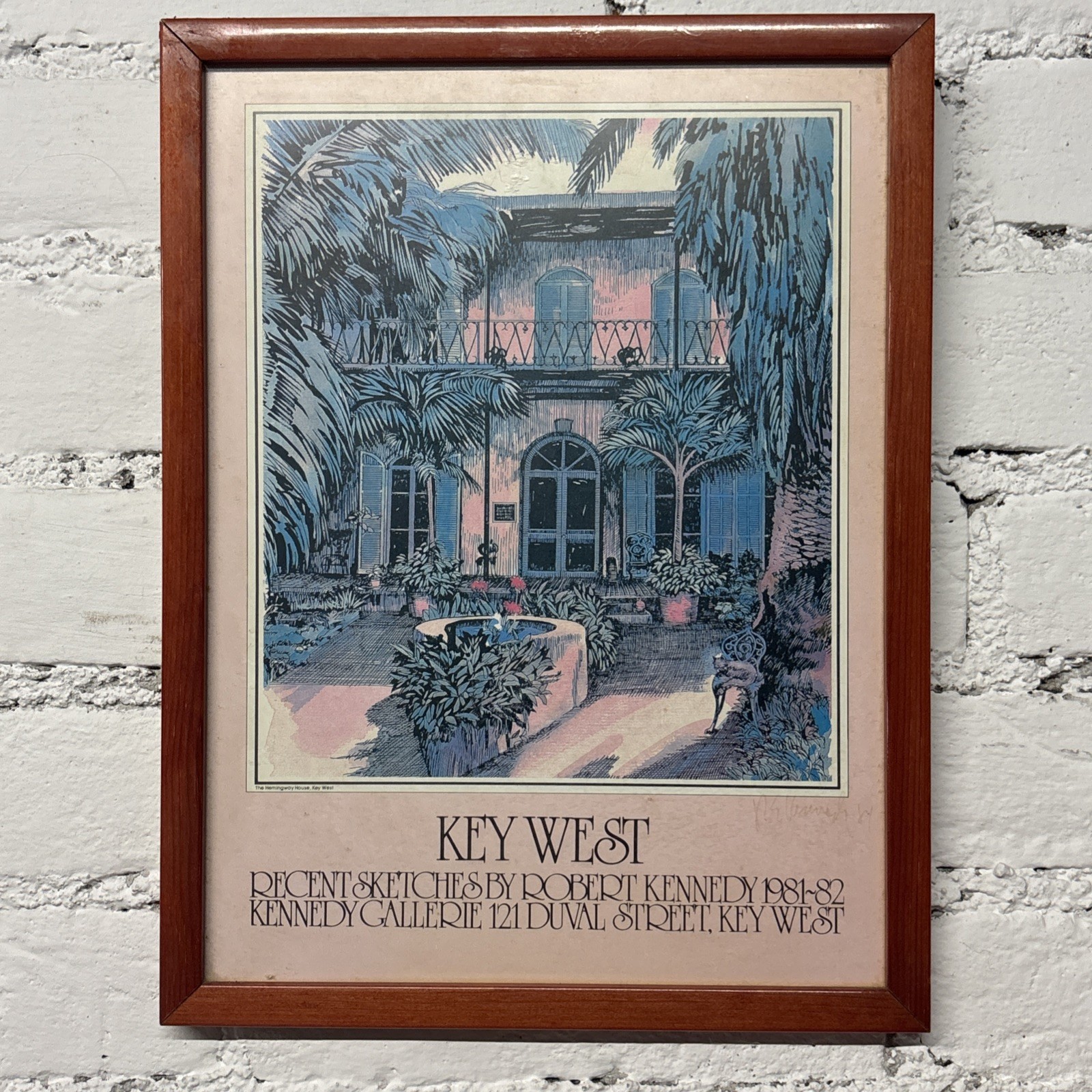 KEY WEST recent sketches by Robert Kennedy Kennedy Studios Florida 1981-1982