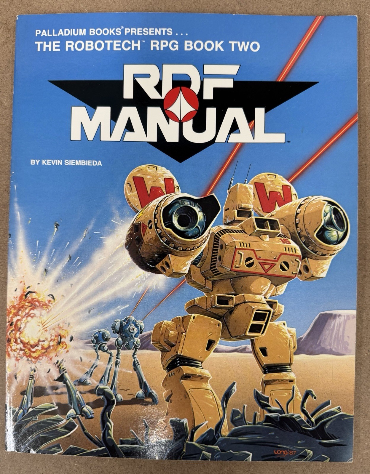 RDF Manual - Palladium Books Robotech RPG Book Two - Kevin Siembieda