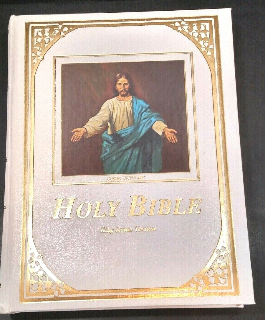 1990 Holy Bible King James Version Come Unto Me Edition Red Letters T23