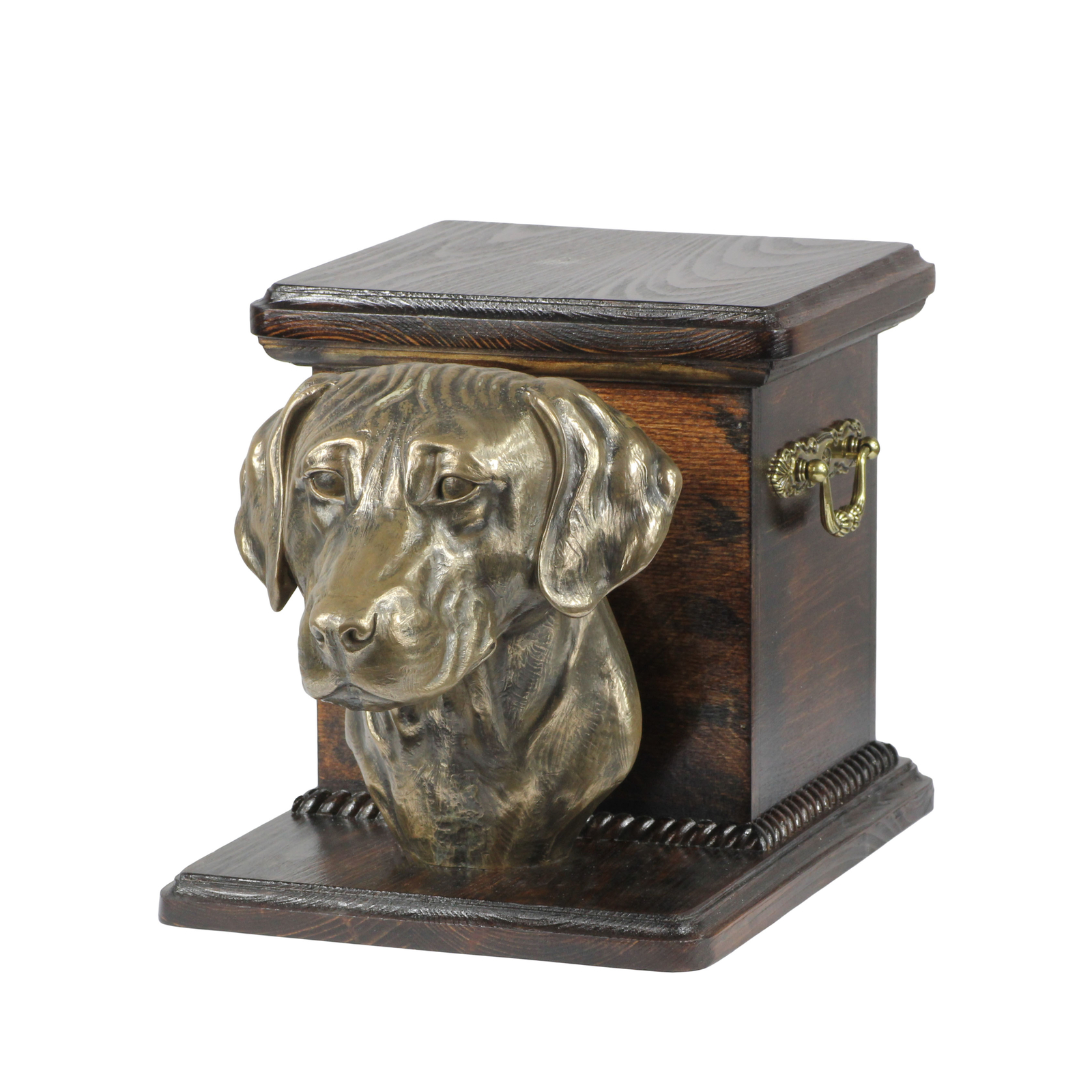 Rhodesian Ridgeback Holzurne With Dog Art-Dog