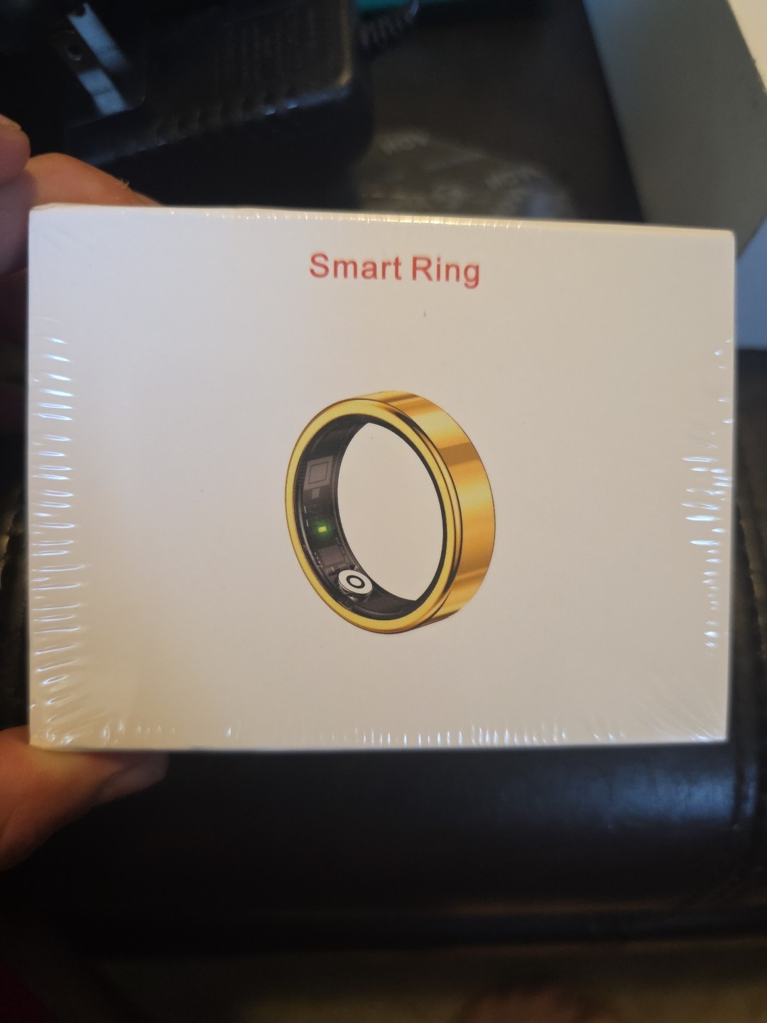 JRing Smart Ring Gold Size 7 Heart Rate Fitness Tracker Android IOS New 