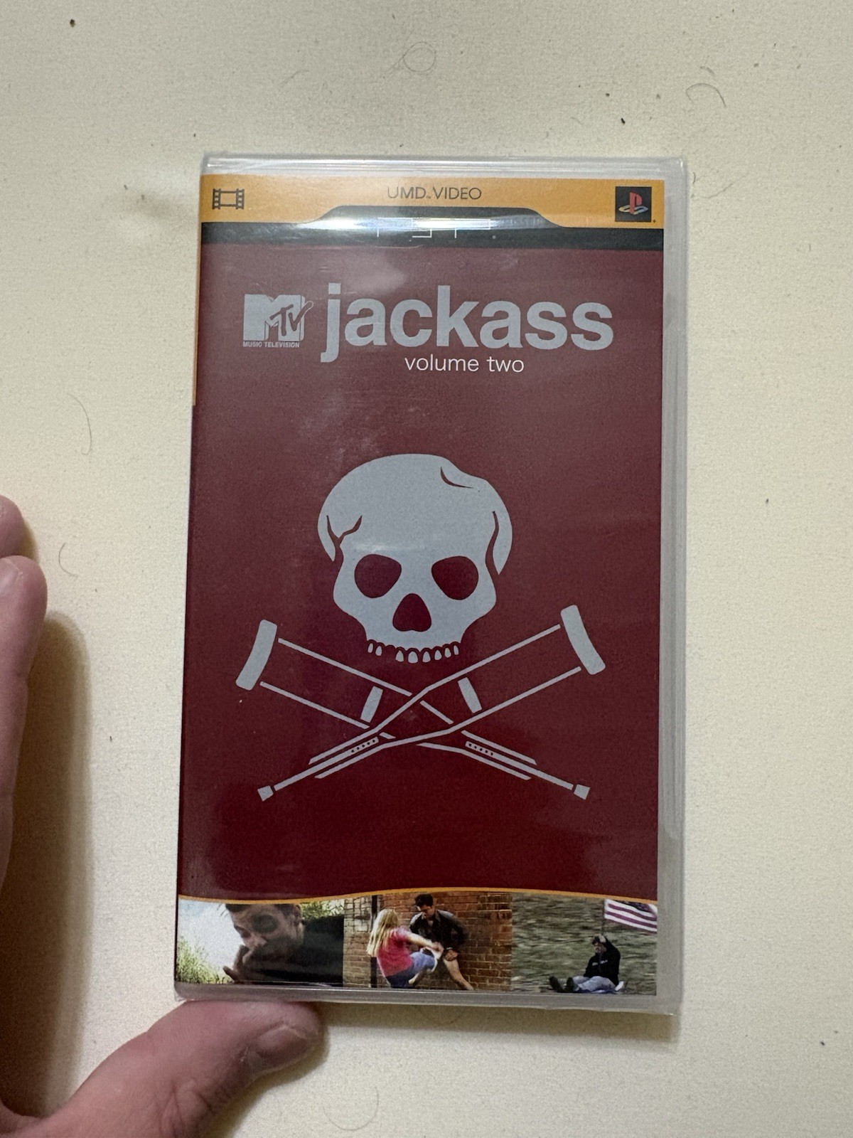 MINT NEW FACTORY SEALED JACKASS VOLUME 2  MINI DISK  UMD MOVIE FOR SONY PSP