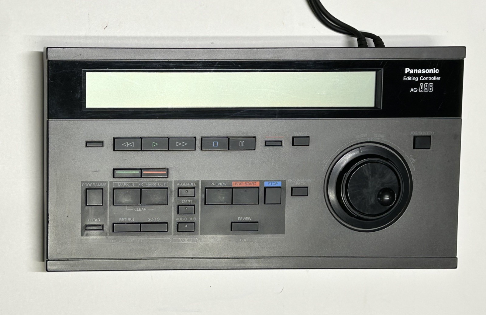 Panasonic Editing Controller AG-A96 Untested Good Condition Made In Japan 