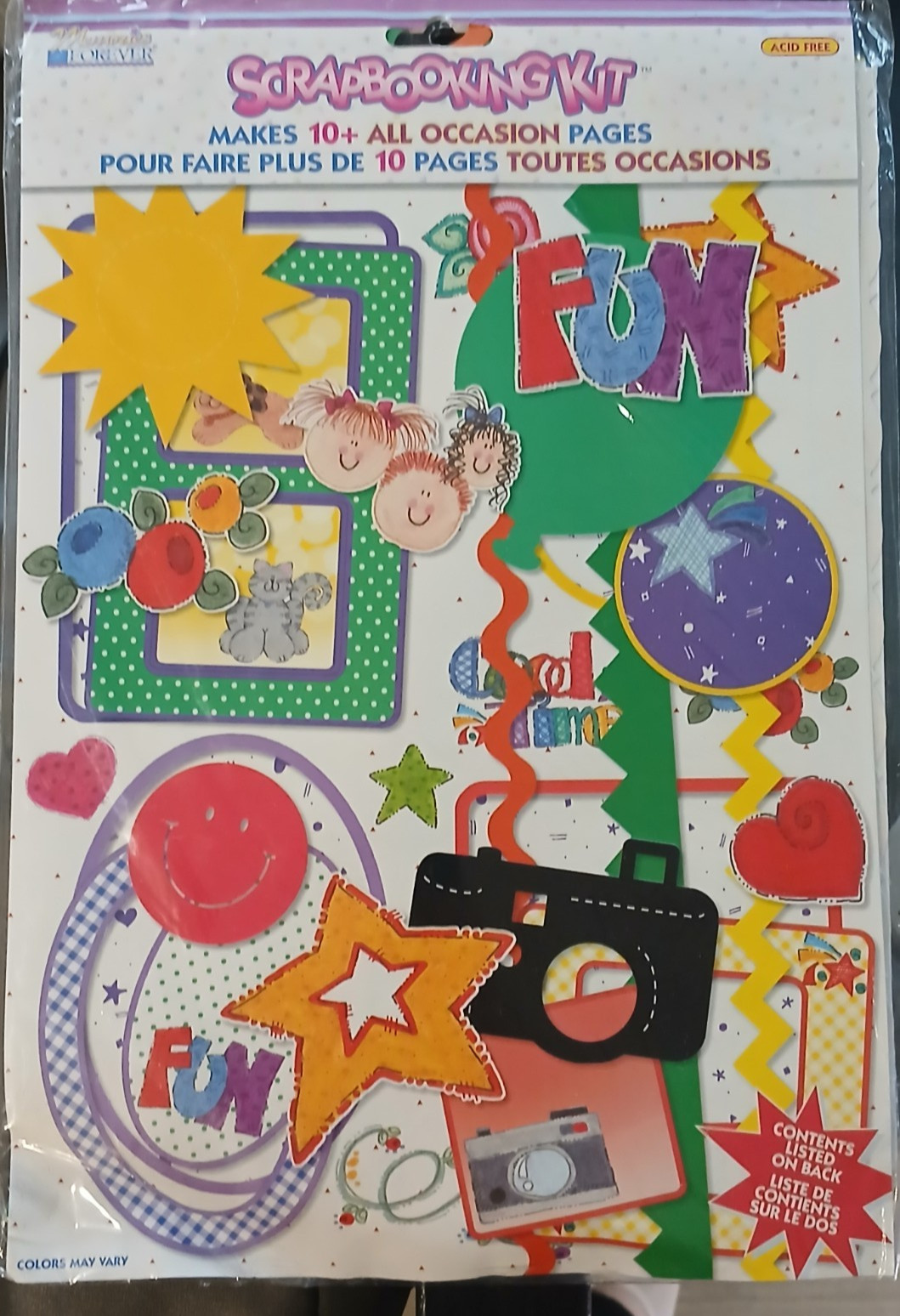 8 1/2 x 11 Scrapbooking Kit All Occasions Fun Cool Times Pets