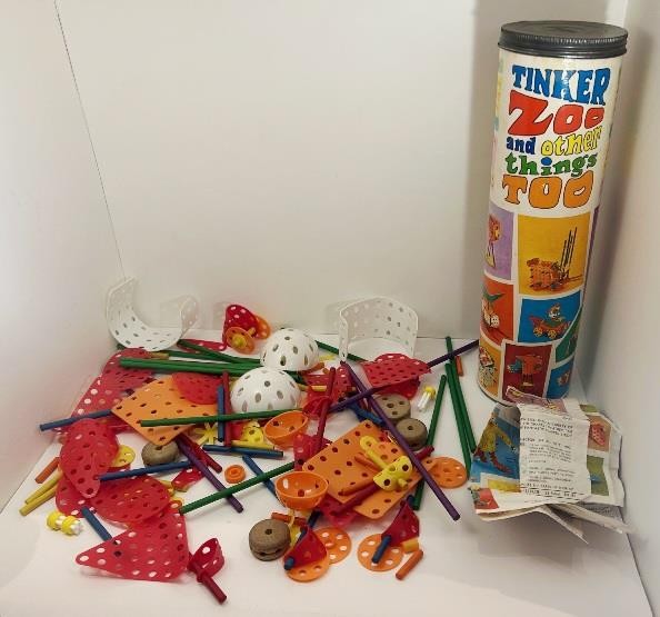 VINTAGE TINKER ZOO AND OTHER THINGS TOO SET NO. 237 177 piece ~ *READ*