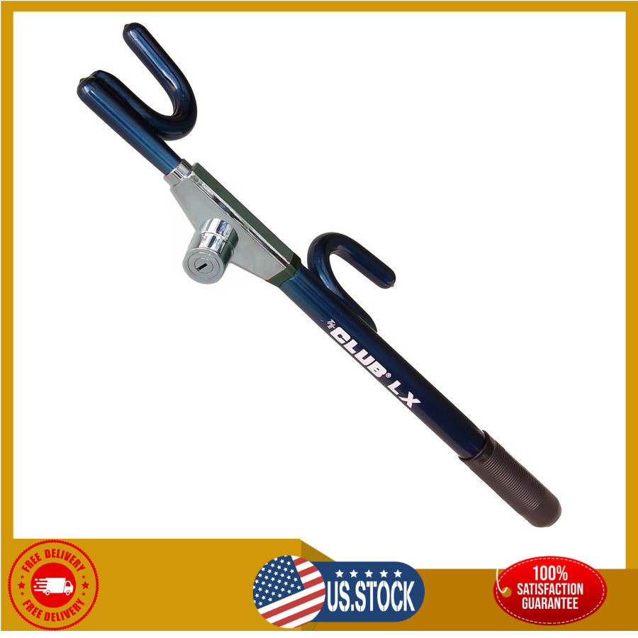 The Club 1102 LX Series Steering Wheel Lock, Blue