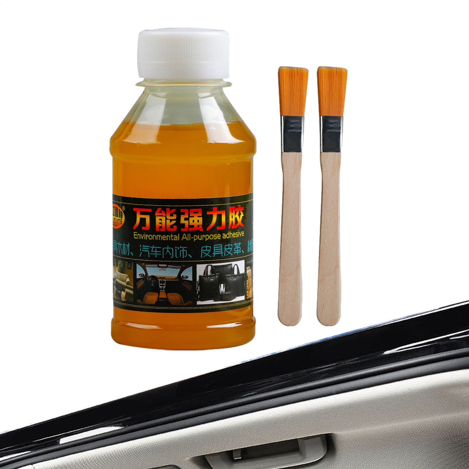 Car Roof Liner Repair Glue 100ml Fast Dry Glue Liquid Fabric Glue Strong Adhesio