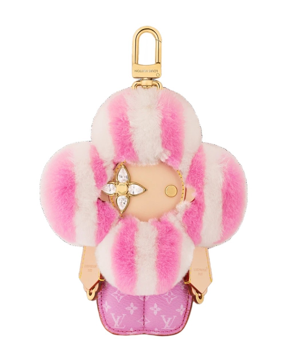 Louis Vuitton Vivienne Fashionista Bag Charm Key Holder Pink