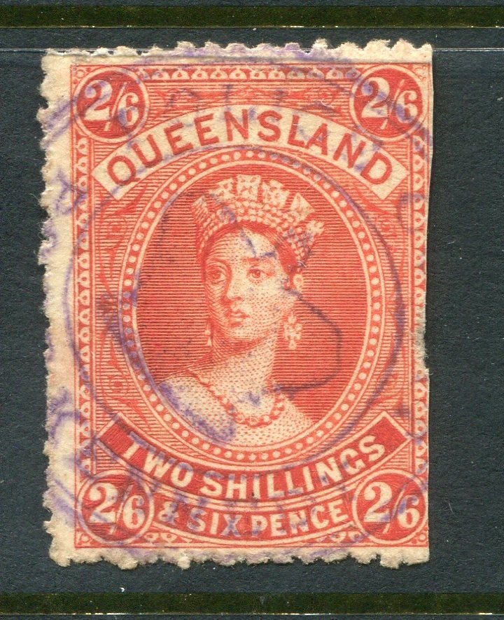 Australia Queensland #80 Victoria 2 Sh. 6 P. [Used]