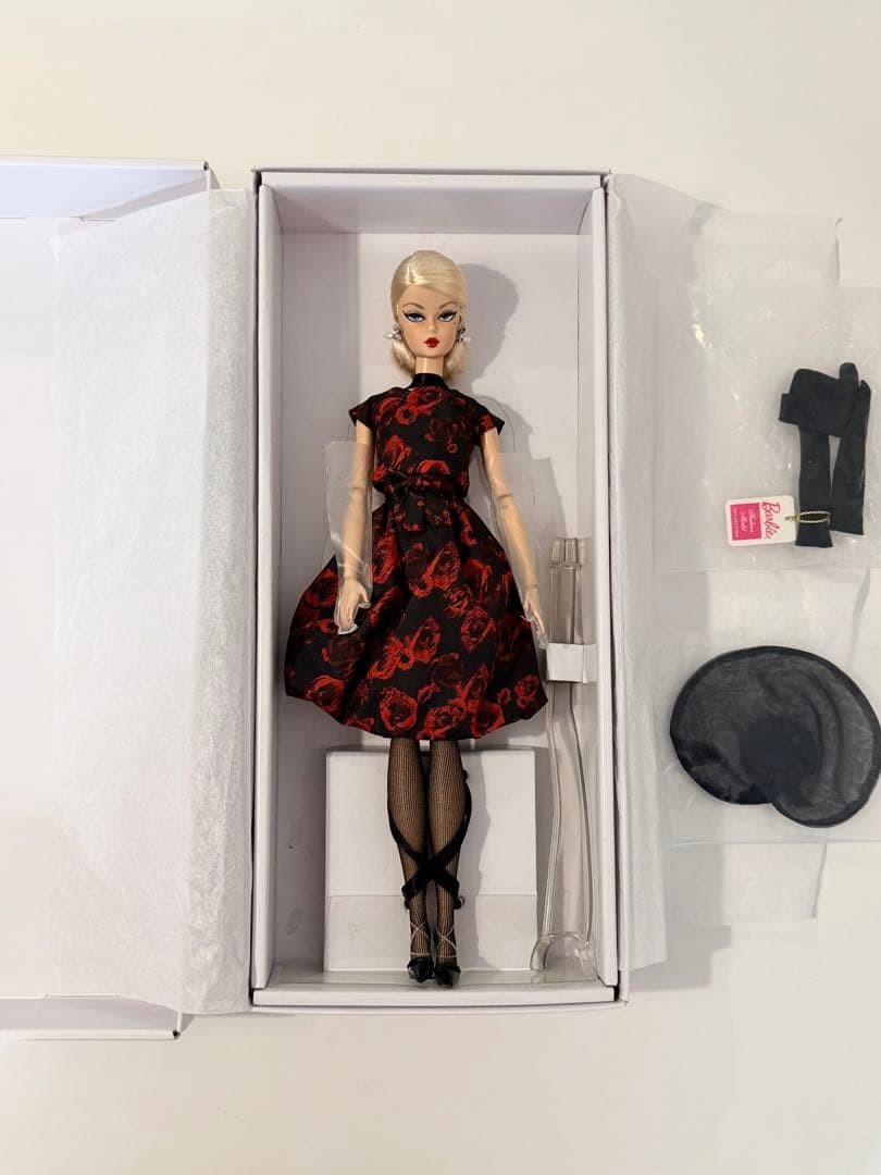 Barbie Elegant Rose Cocktail Dress #QY1B2Q