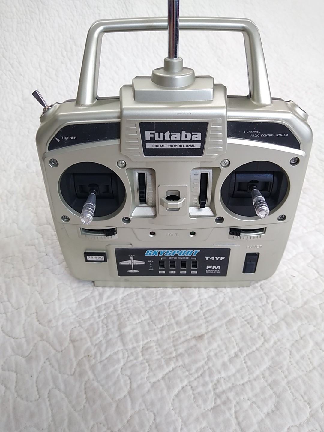 Futaba Digital Proportional SkySport 4 Channel T4YF FM Airplane Remote 