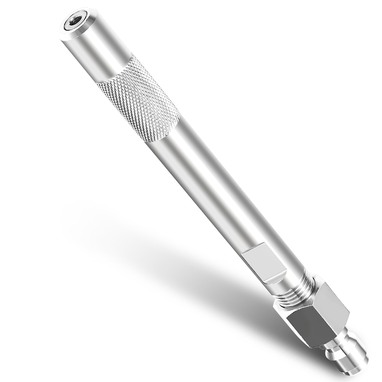 TasuoX Pressure Washer Long Range Chemical Nozzle, 1.2- 3.5 GPM, Silver 