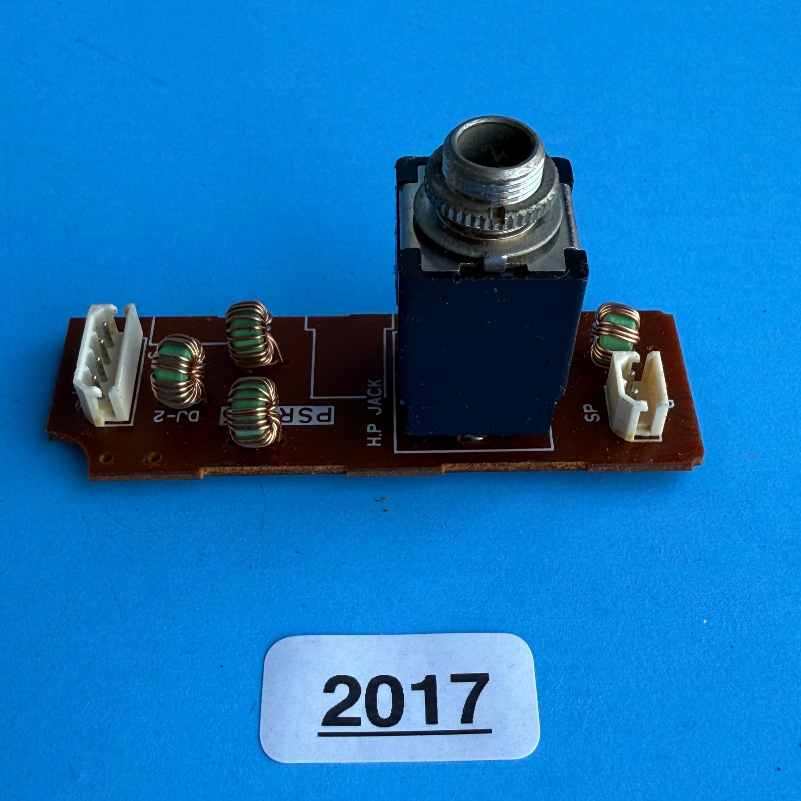 YAMAHA PSR-15 Vintage Keyboard Parts: Headphone Jack Socket PCB Circuit Board