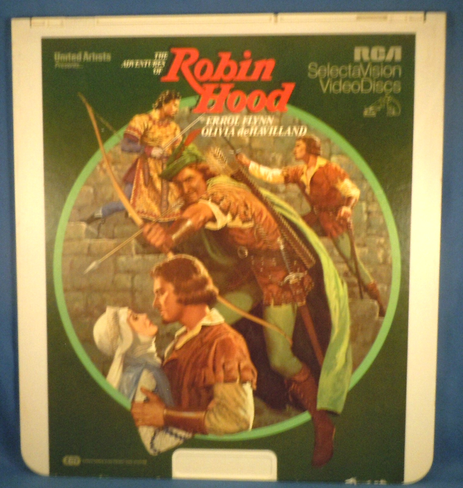 RCA CED VIDEODISC! - THE ADVENTURES OF ROBIN HOOD with Errol Flynn