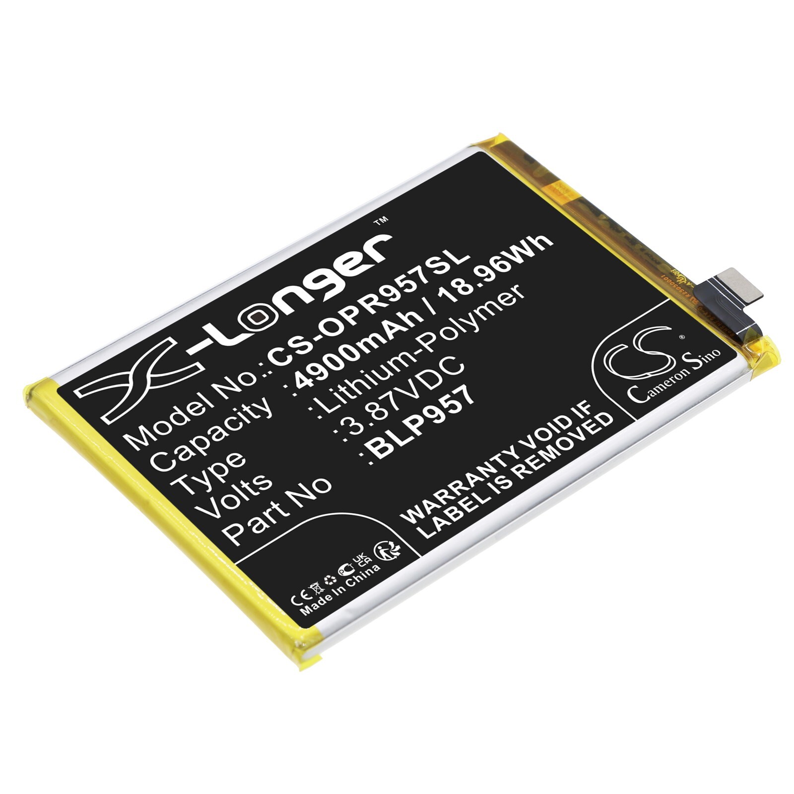 BATTERIE 4900mAh Type BLP957 For OPPO Realme 10 5G RMX3630