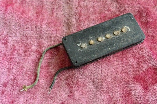 Vintage 1959 Fender PRE-CBS Jazzmaster Black Bobbin Pickup 1960's North Magnet