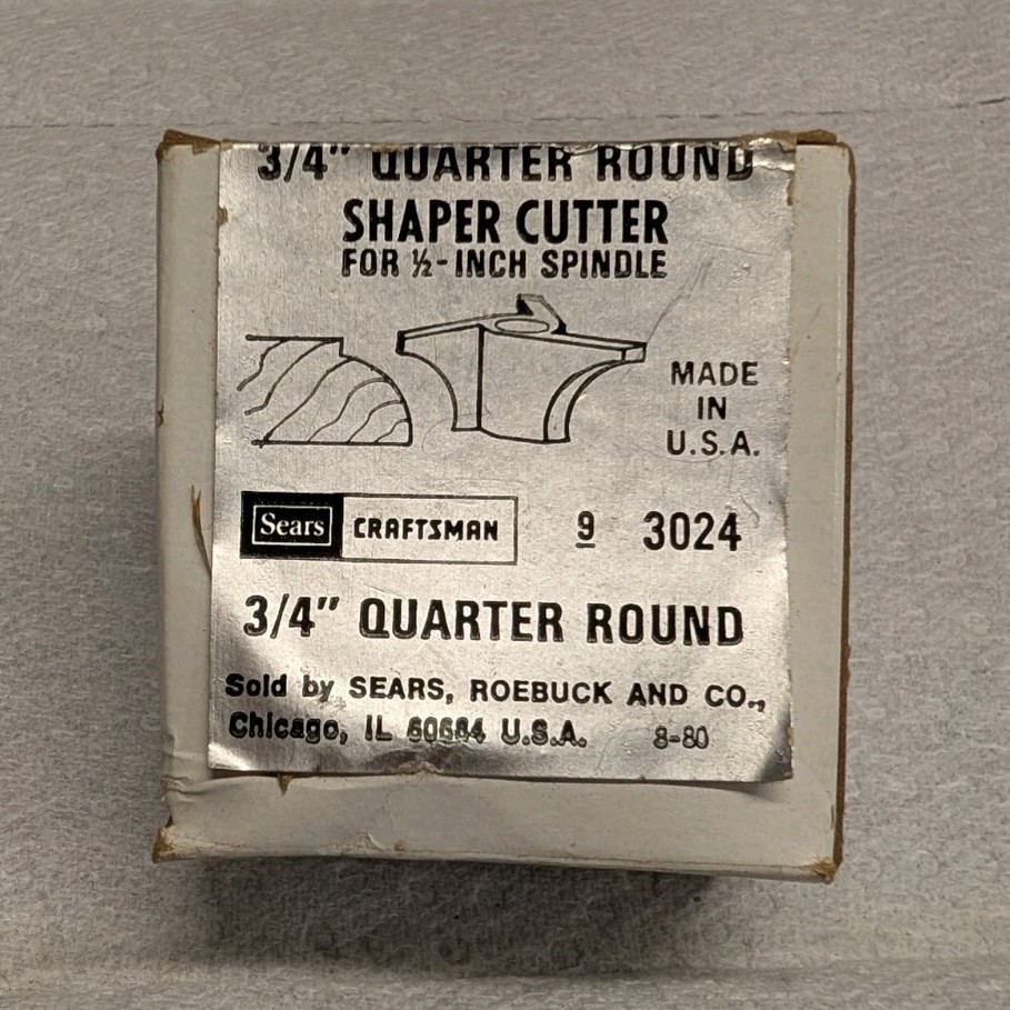 Craftsman Shaper Cutters Lot for 1/2-Inch Spindle 