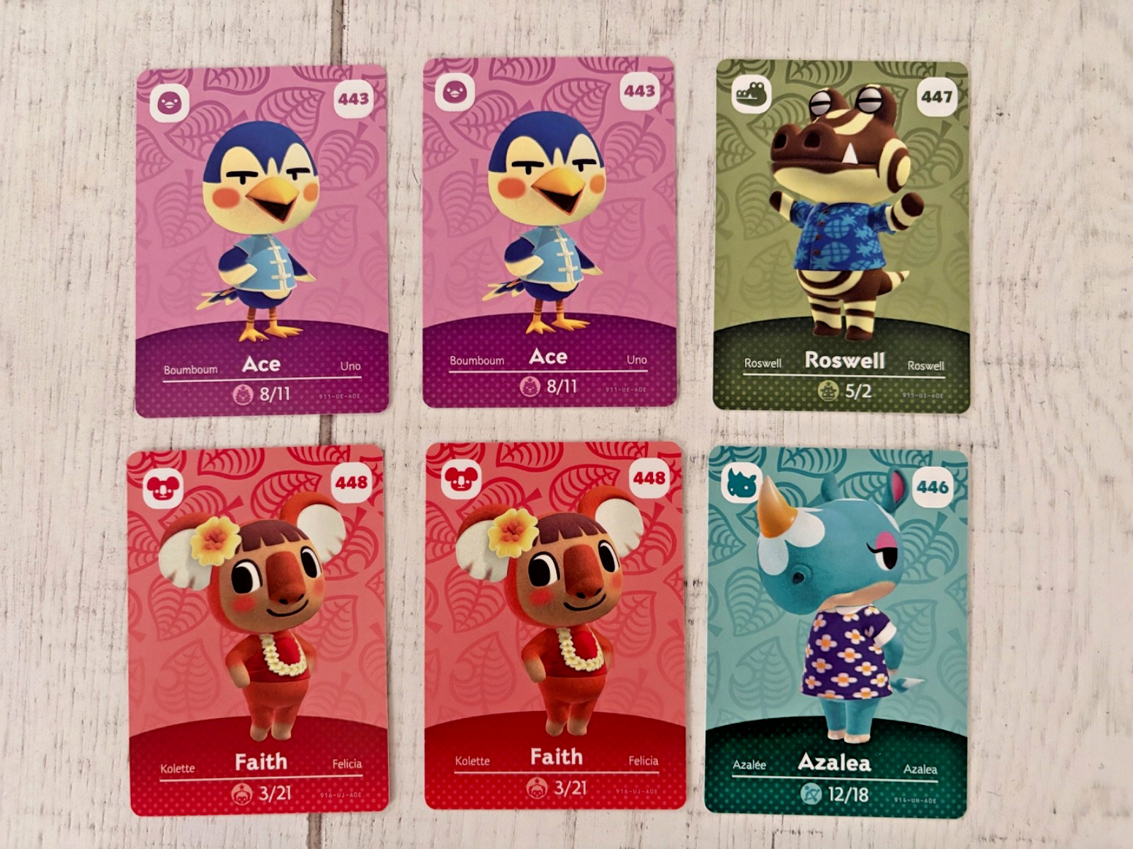 Animal Crossing Series 5 Amiibo Cards - Lot Of 6 - NEW and UNSCANNED