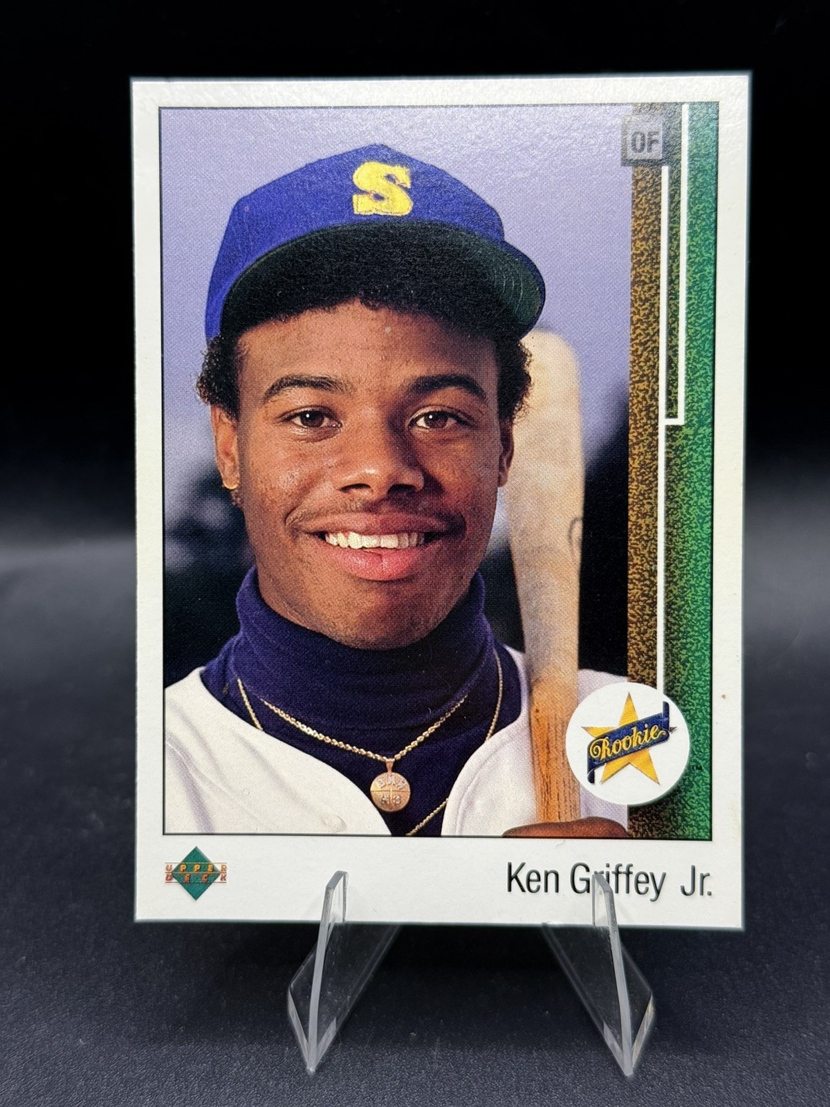 1989 Upper Deck Star Rookie Ken Griffey Jr Seattle Mariners #1 Baseball Card