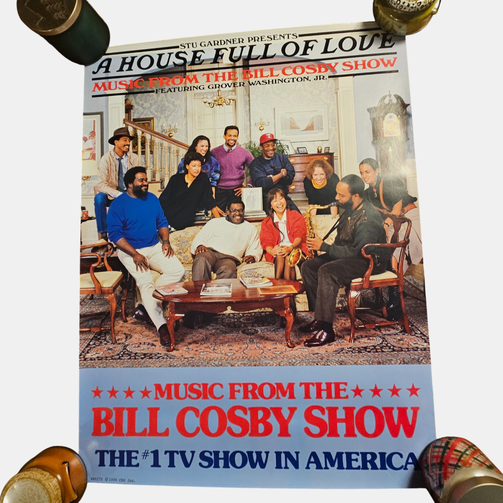 A House Full Of Love Music from The Bill Cosby Show 23x30 VTG 1986 Promo Poster