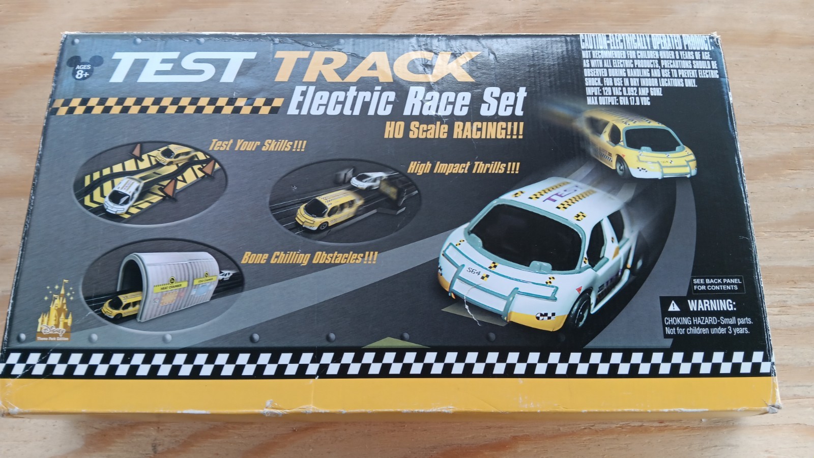 Disney Test Track HO Slot Car Set