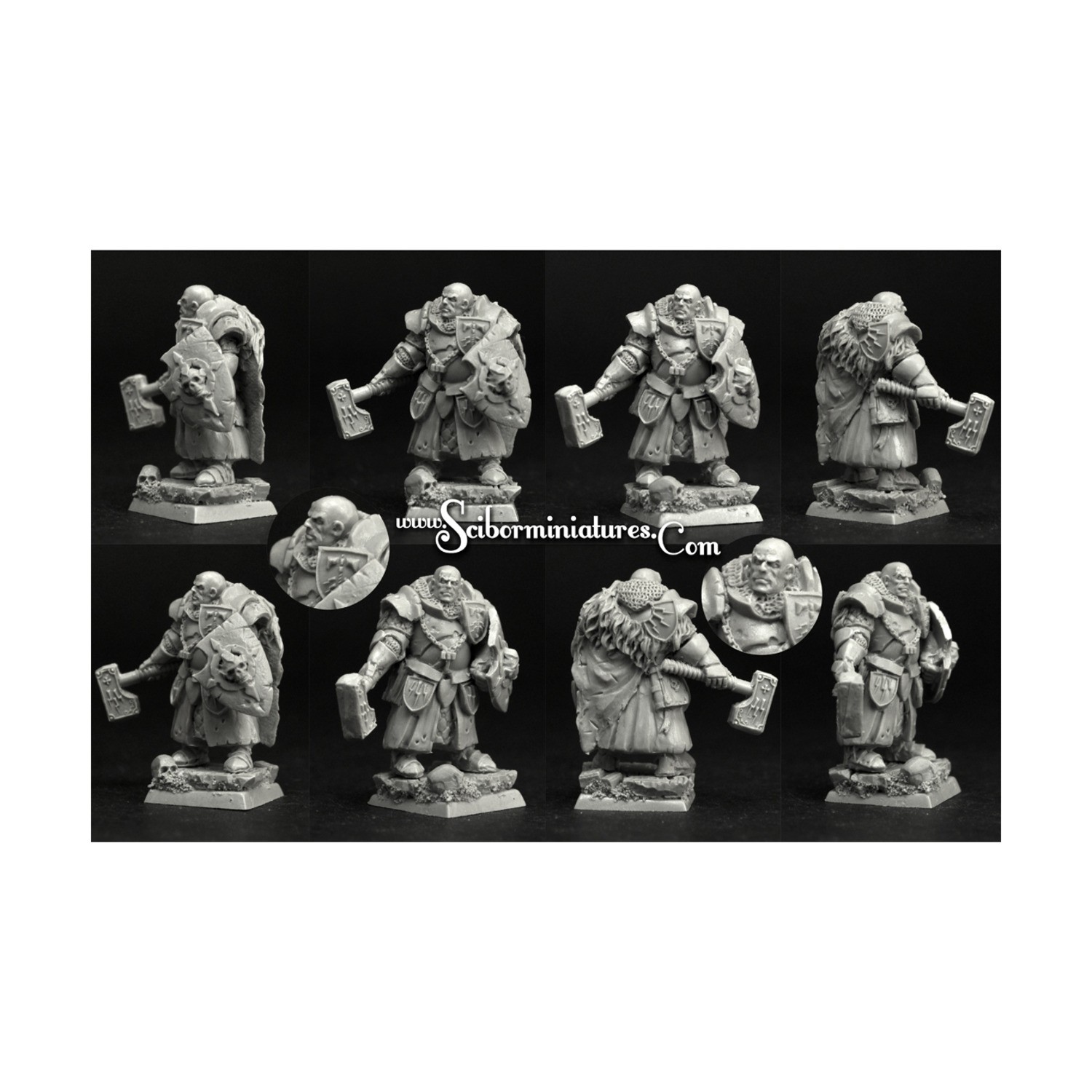 Scibor Fantasy Mini 28mm Knight #3 Pack New