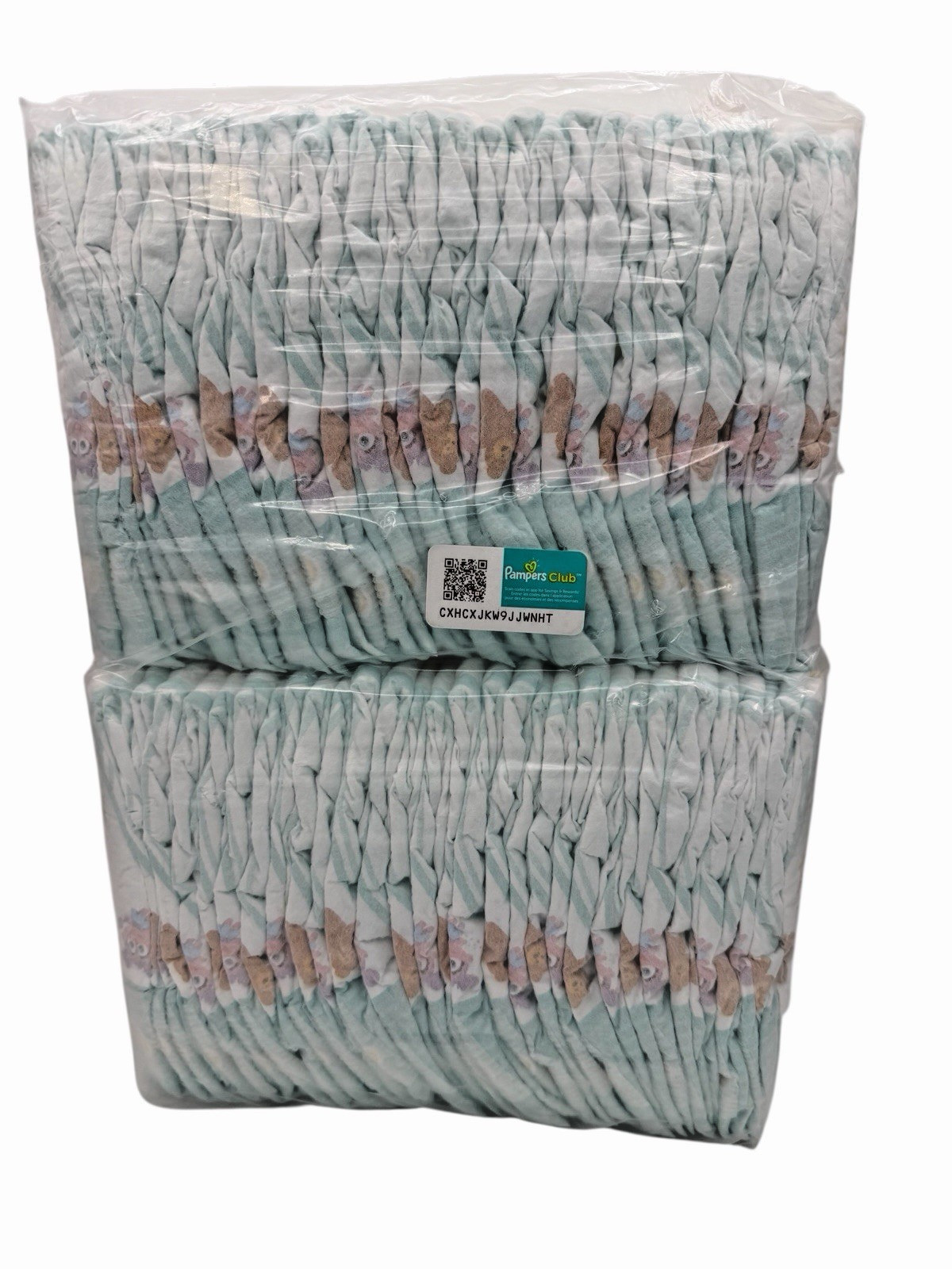 Sesame Street 60 Pack Pampers Size 1 Babies Elmo Cookie Monster Oscar Ernie VTG