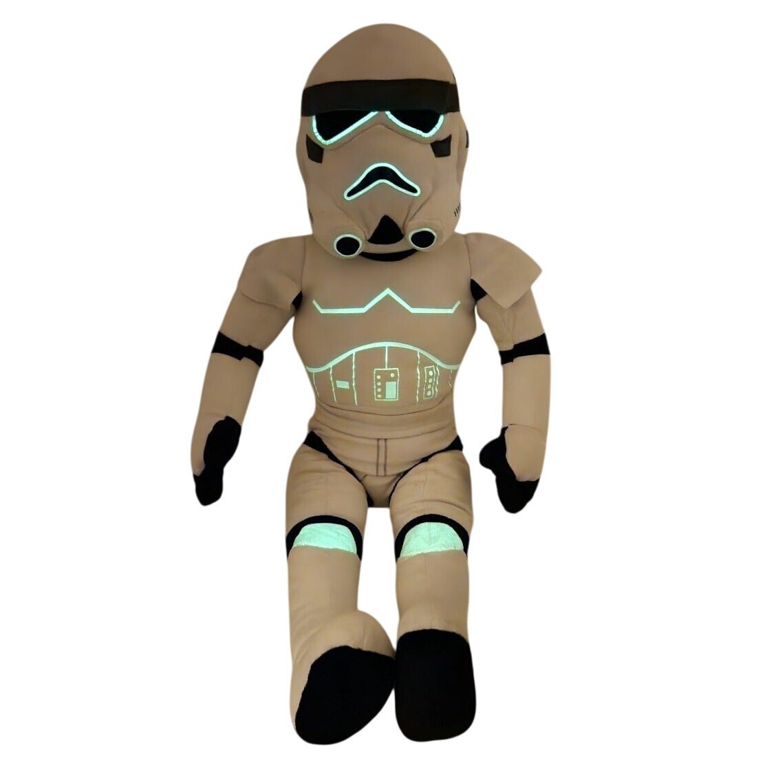 Star Wars Storm Trooper 28"  **Glow In The Dark** Plush Doll Pillow Buddy