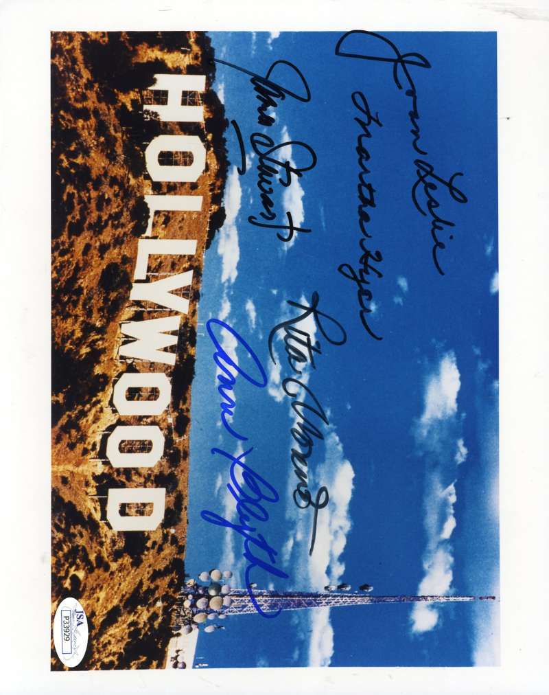 James Stewart Rita Moreno Ann Blyth Etc Hand Signed By 5 Jsa 6x9 Photo Autograph