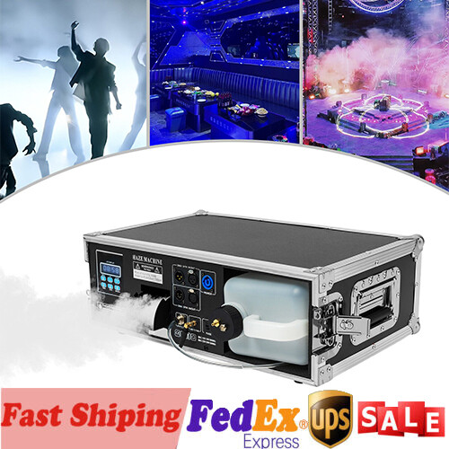 1500W Stage Mist Haze Machine 3.5L w/ Flight Case Package DJ Stage Effect Hazer
