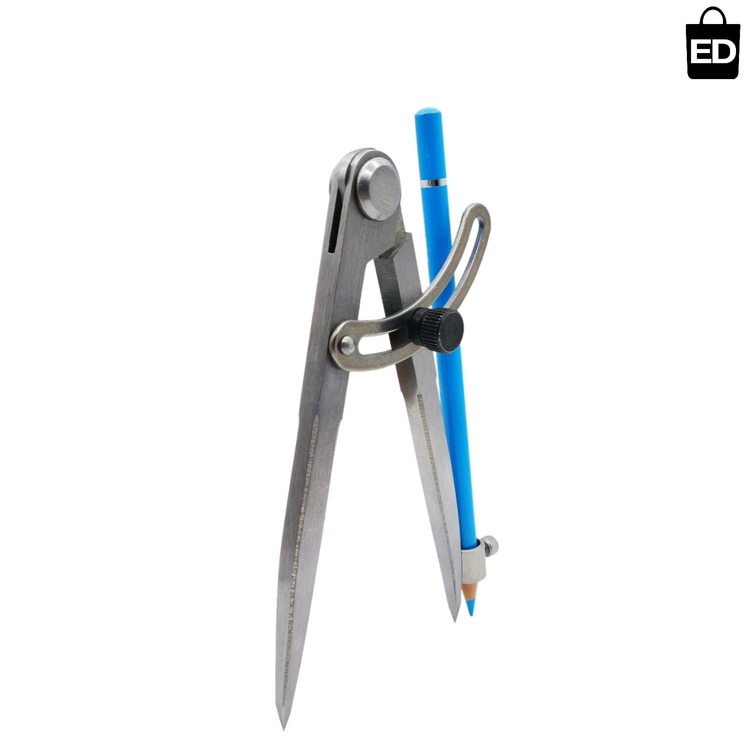 Versatile 6-Inch Compass with Carbon Steel Build for All Drafting Needs