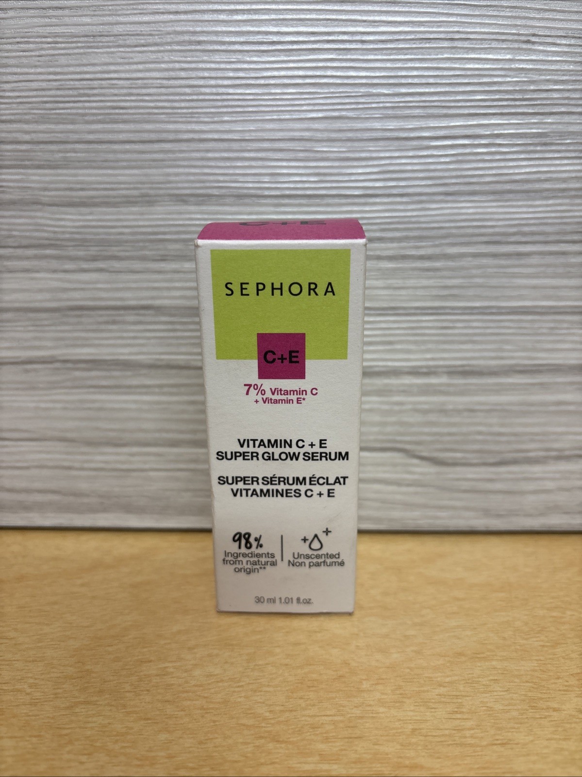 SEPHORA COLLECTION Super Glow Serum with Vitamin C+E 1.01oz / 30ml FULL SIZE New