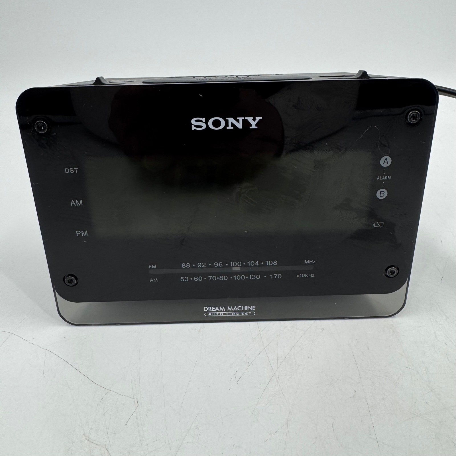 Sony Dream Machine ICF-C414 FM AM Clock Radio Alarm Time Set Tested Working