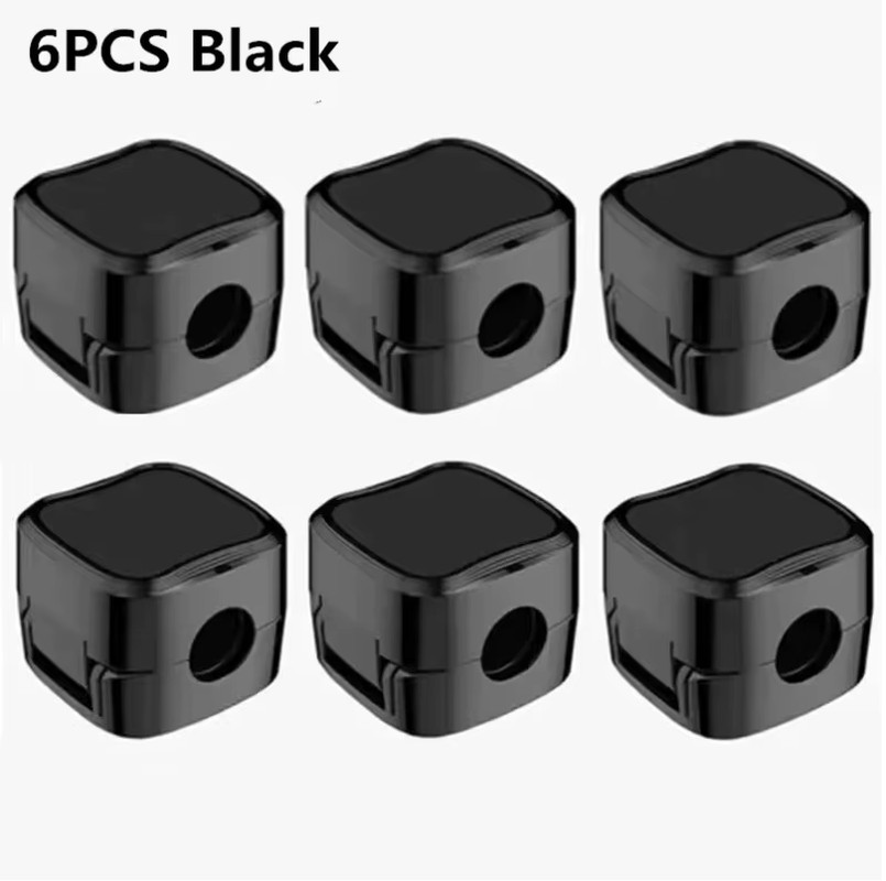 6PCS Magnetic Cable Clips Cable Smooth Adjustable Cord Holder under Desk Cable M
