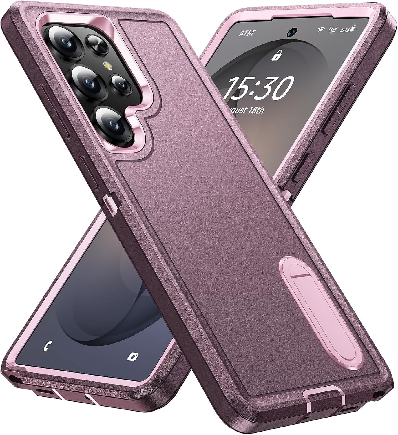 Samsung Galaxy Ultra Case with Built in Kickstand Shockproof Cover