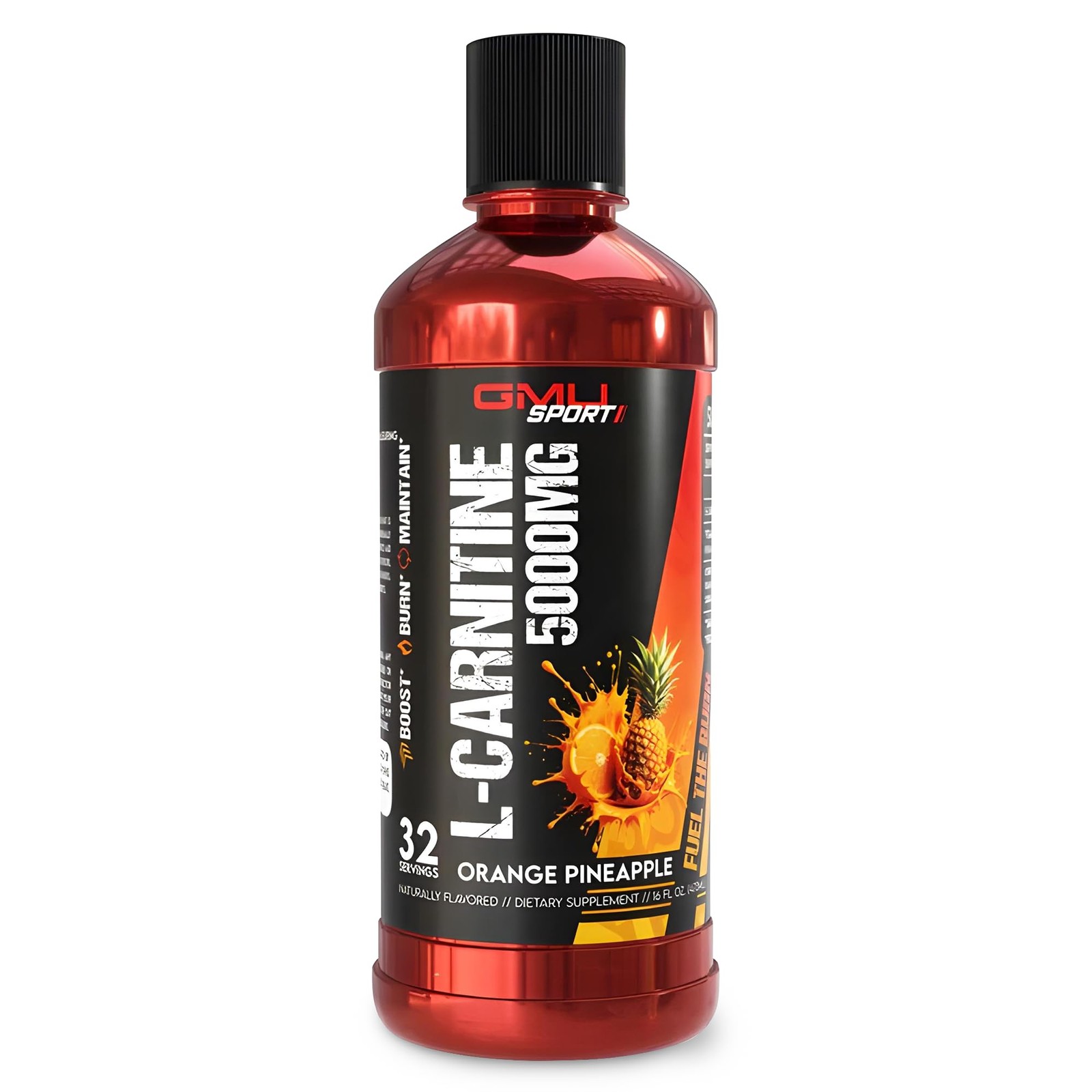 GMU SPORT L Carnitine Liquid 5000mg Supplement for Metabolic Support  LCarnit...