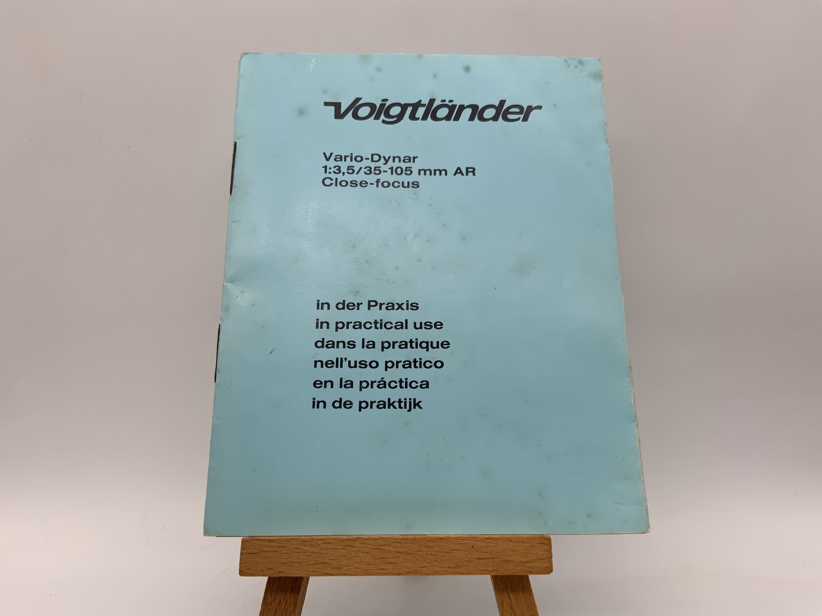 Voigtländer Vario-Dynar In Practice User Manual German