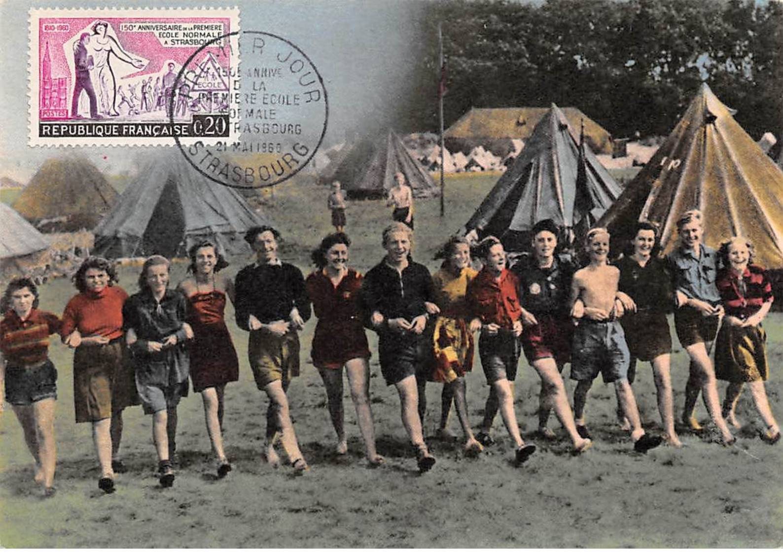 Maximum Card - FRANCE - COR12784 - 21/05/1960 - 150th Anniversary Of The First