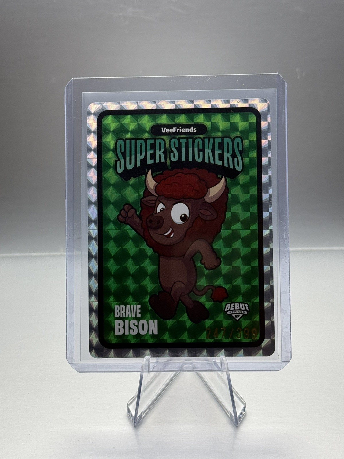 2026 Veefriends Brave Bison Spectacular Series Super Sticker Debut 247/399