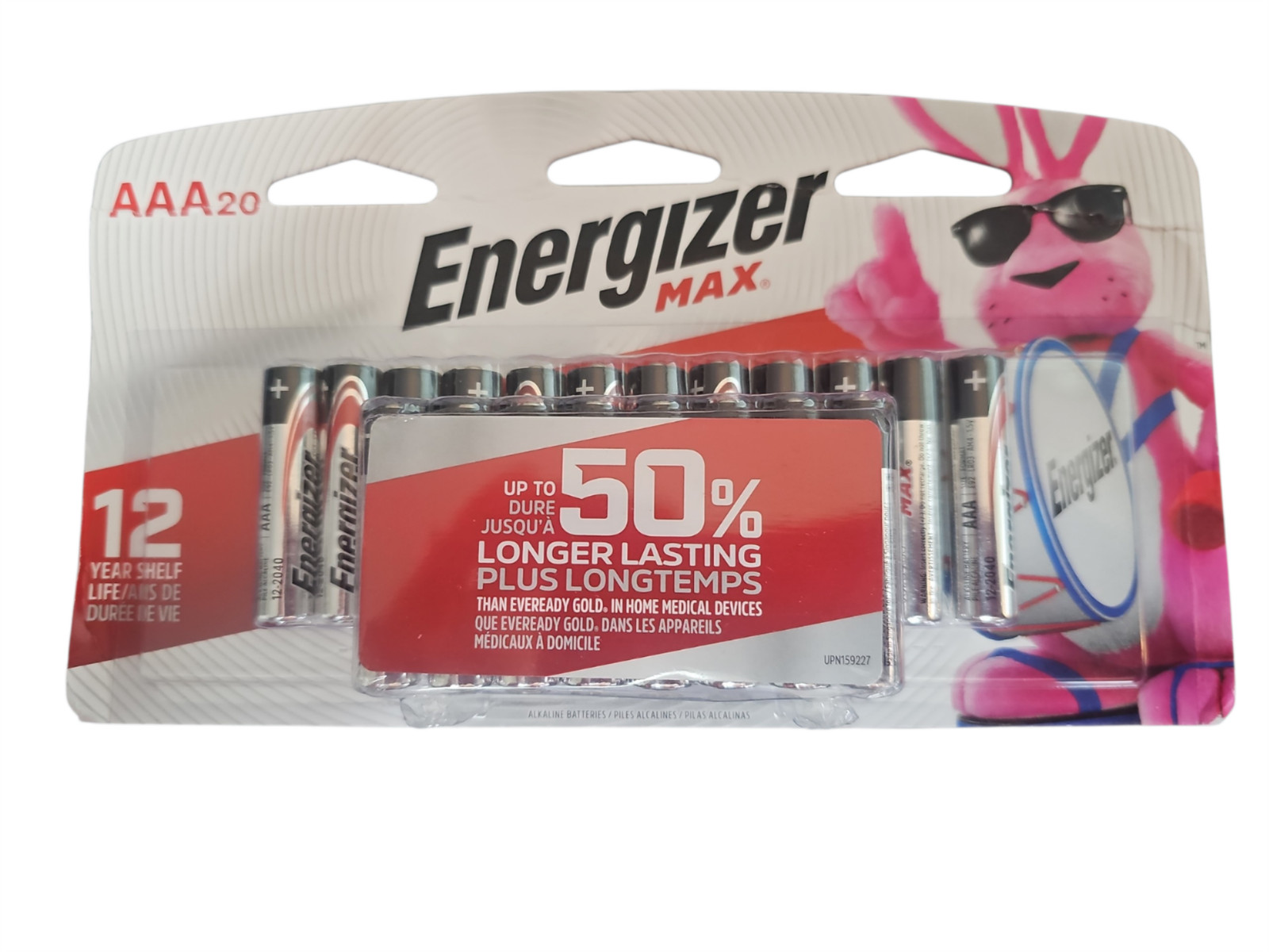 Energizer MAX AAA Alkaline Batteries - 20 PACK