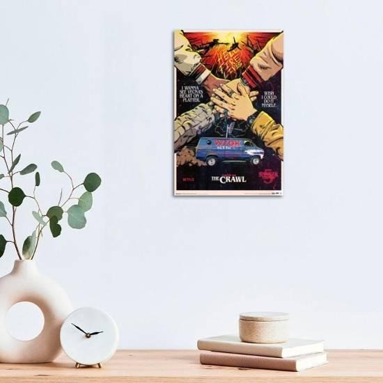 NEW Netflix Stranger Things Season 5The Crawl Key Art Framed Poster 8x10