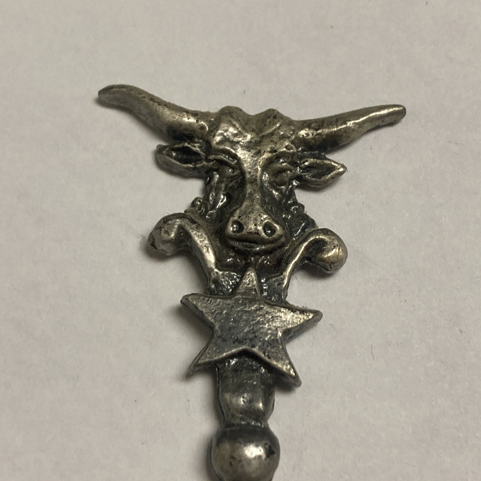 Texas Pewter Vintage Souvenir Spoon Collectible