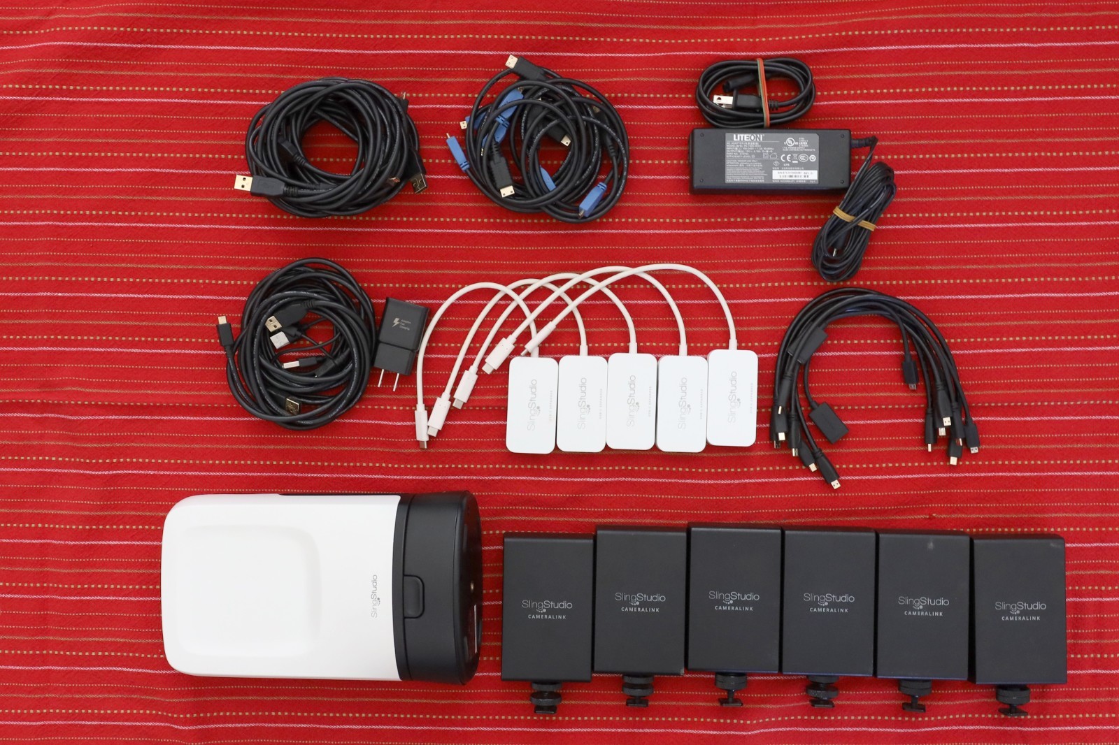 SlingStudio Hub HD video Switcher + Camera Links + USB Expanders