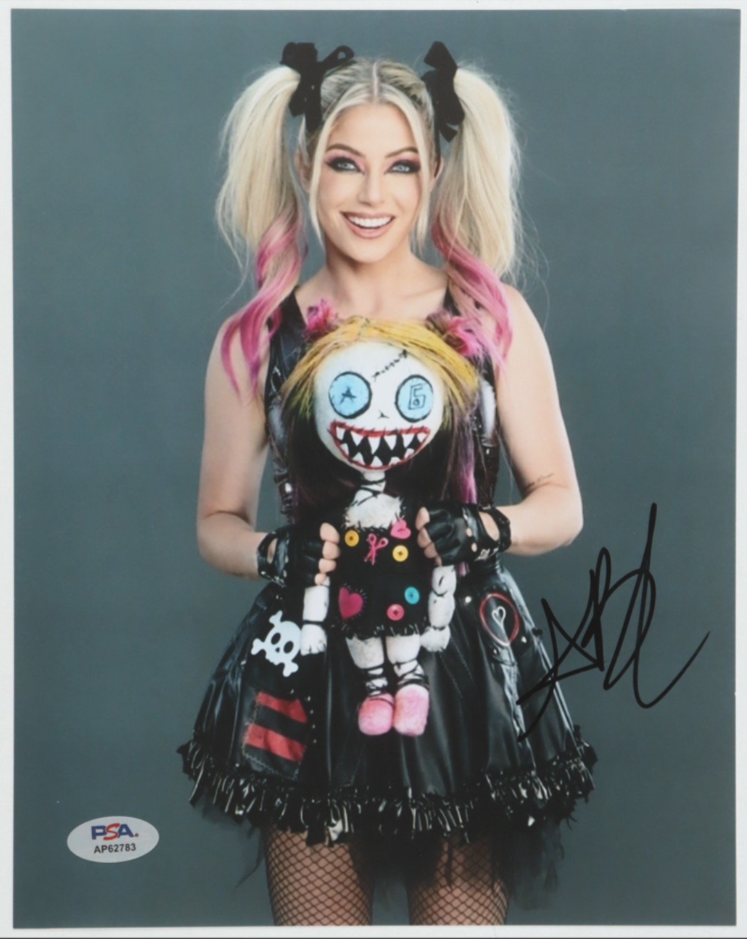 Alexa Bliss & Lilly WWE Signed RP Reprint Studio Shot 8X10 Photo 